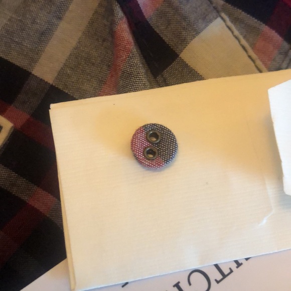 New! Plaid Cotton Button Down - Picture 11 of 11